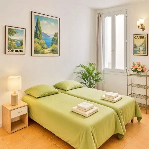 FRGK "Clémenceau Plage Comfort Moderne"，位于戛纳的酒店