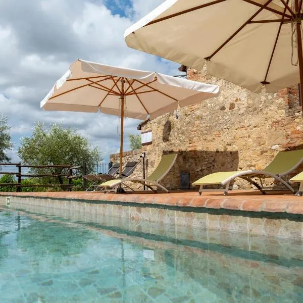 Agriturismo Monacianello - Fontebelvedere wine estate，位于Ponte A Bozzone的酒店