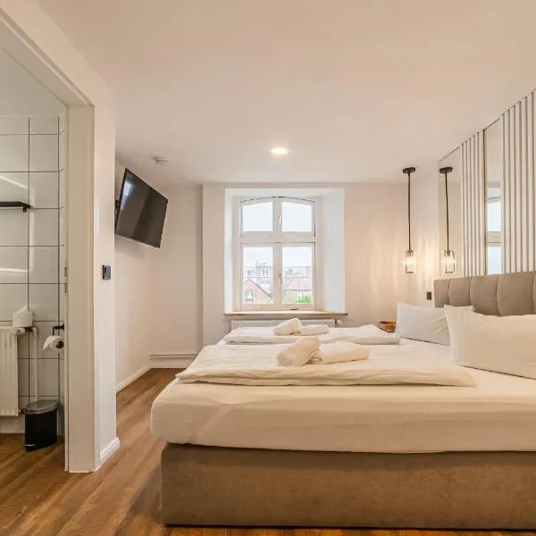 Hotel Seepferdchen Zimmer 3 Eckernförde Self-Check-In，位于埃肯弗德的酒店