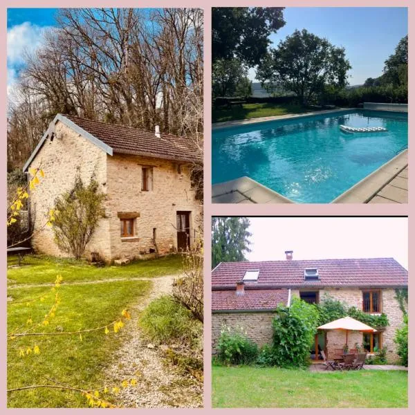 Ô Bonheurs Simples d'Ecorsaint Il était une fois，位于Hauteroche的酒店