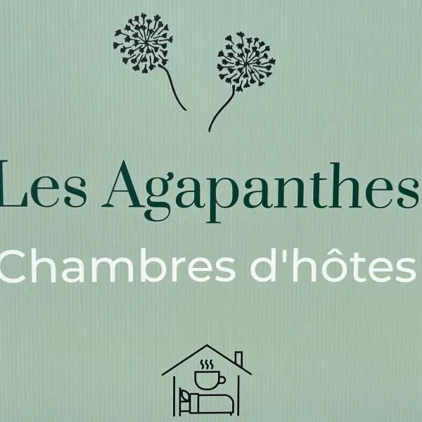 Les Agapanthes chambres d hôtes，位于Lamonzie-Saint-Martin的酒店
