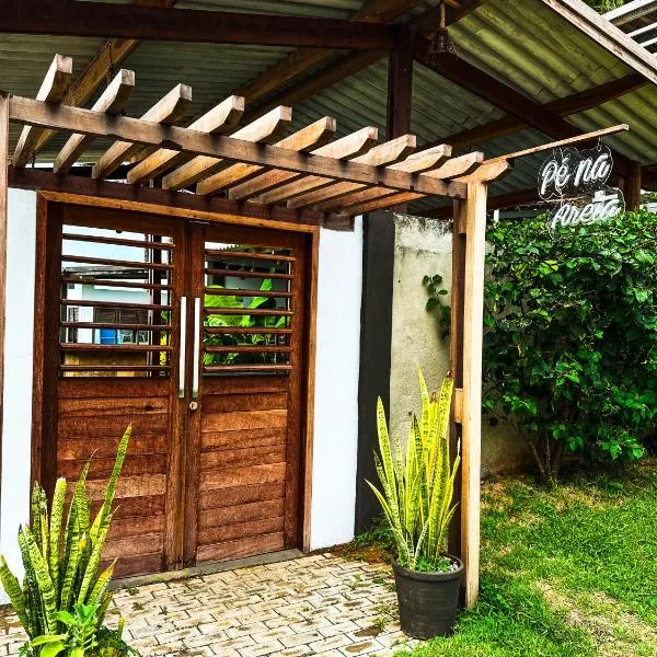 Pousada e Restaurante Pe na Areia，位于尼西亚弗洛雷斯塔的酒店