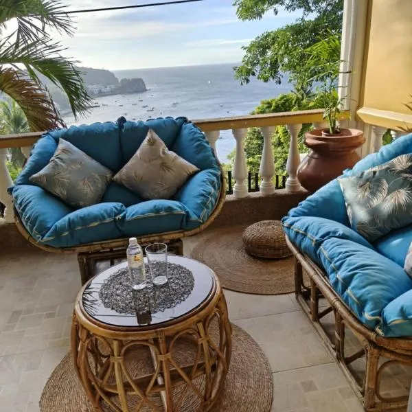 Family 2 bed apartment with stunning sea views，位于波尔多·格尼拉的酒店