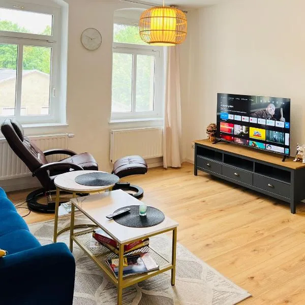 Twenty Five Apartment bei Dresden - free Parking, Netflix & Coffee Machine，位于海德瑙的酒店