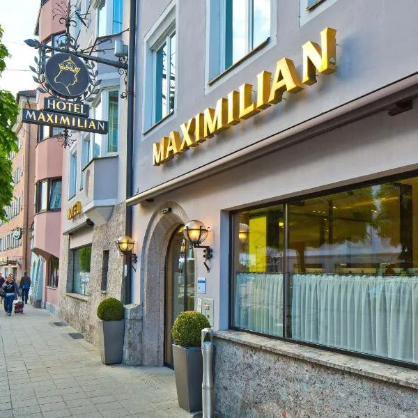 马克西米利安彭茨市政厅酒店，位于因斯布鲁克的酒店