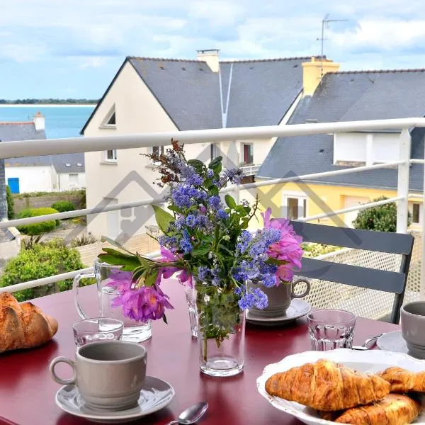 LocaLise - D80 - La villa Blanche - Côté plage - 2ème étage - Wifi inclus - Draps inclus - Animaux bienvenus，位于吉尔维内克的酒店
