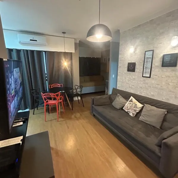 Hotel Aeroporto Congonhas com cozinha e sacada 1108 S，位于圣保罗的酒店