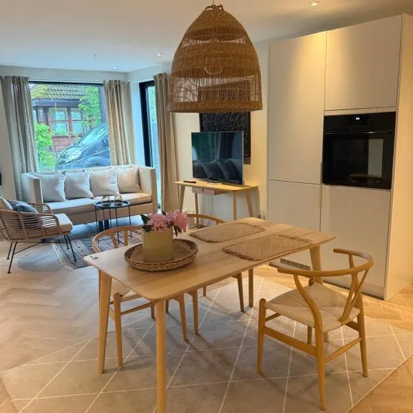 Beachfront apartment with private swimming dock，位于阿斯克尔的酒店