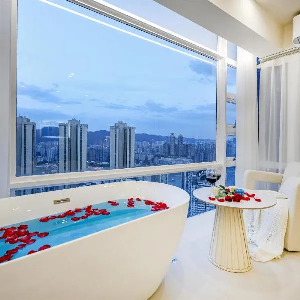 Baihong Riverview aparment-Chongqing Jiefangbei，位于重庆的酒店