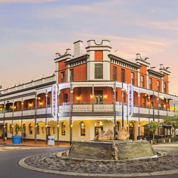 玫瑰酒店和汽车旅馆，位于班伯里的酒店
