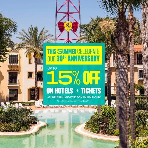PortAventura Hotel PortAventura - Includes unlimited access to PortAventura Park & 1 access to Ferrari Land，位于萨洛的酒店