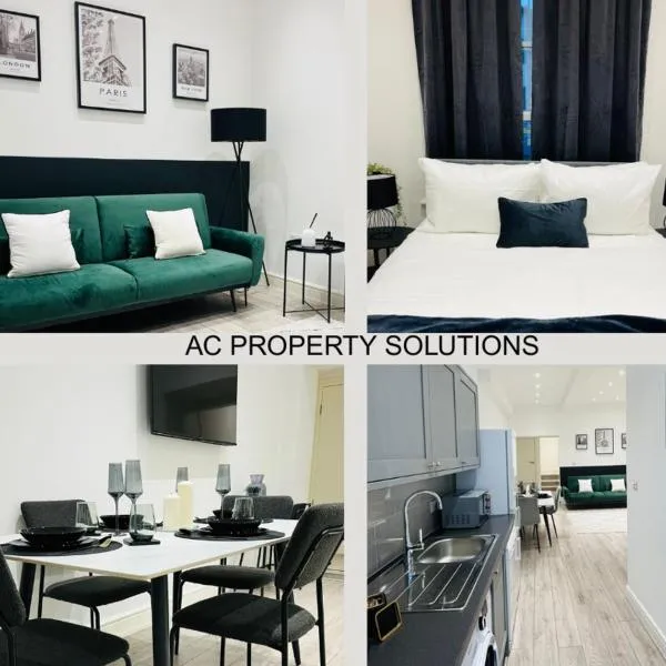 Superb Ealing Broadway Apartment- Steps to Tube & City Attractions，位于伊灵的酒店
