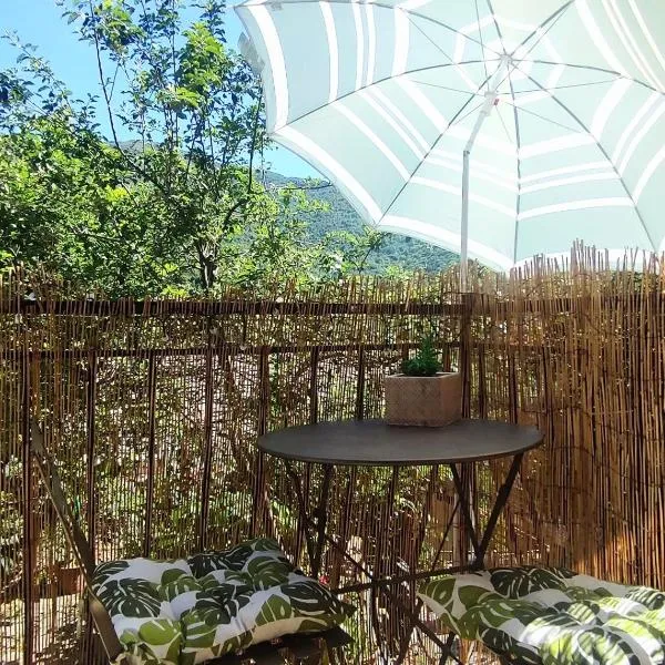 Maison typique de village Corse , 10 min aéroport et de la mer，位于Prunelli-di-Casacconi的酒店