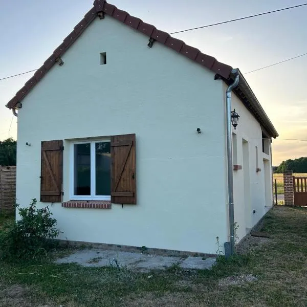 Logement : 2 chambres (5 couchages), salle de bain，位于Pierrefitte-sur-Sauldre的酒店