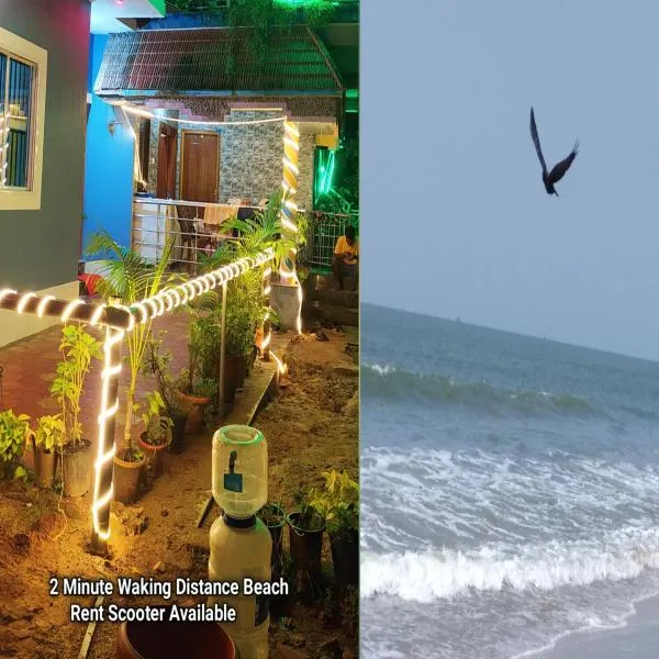 Sarvesh Arundekar Home Stay In Beach Side AC Room，位于戈卡尔纳的酒店