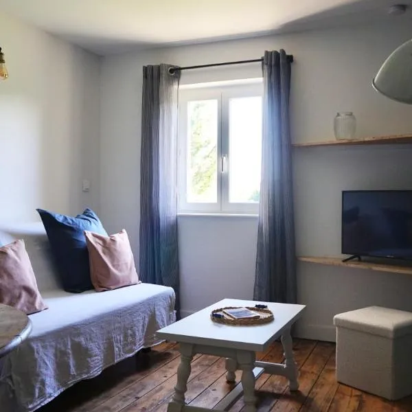 Chez Audrey & Fabien - Appartement avec terrasse，位于Saint-Pantaléon-de-Larche的酒店