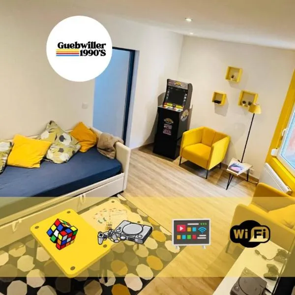 Guebwiller 1990's，位于盖布维莱尔的酒店
