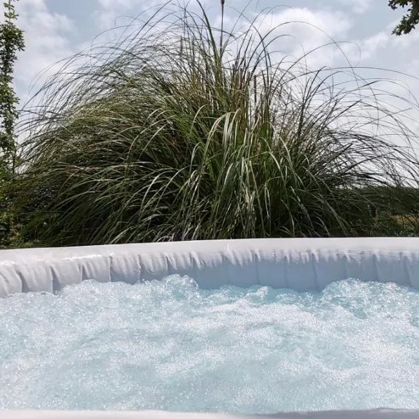 Chambre d'hôte, Jacuzzi ext, piscine ext, Cosy nature avec Grand Salon, wifi, salle de bain, parking，位于拉罗什波赛的酒店