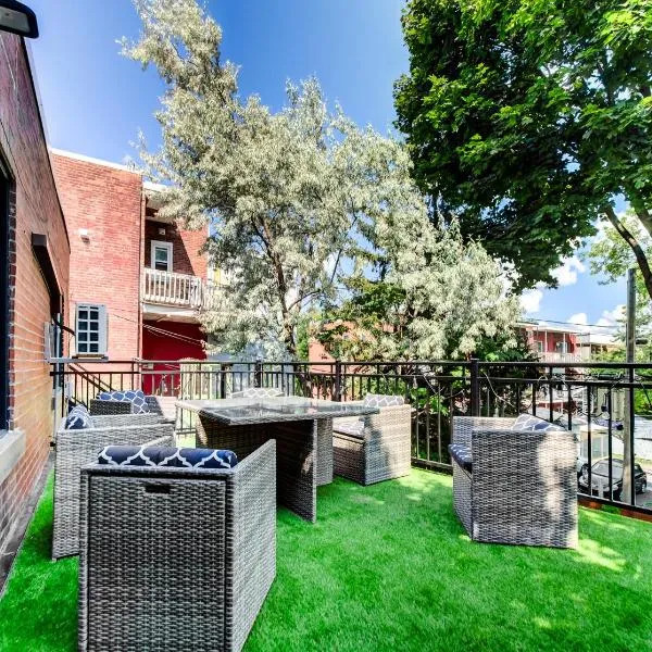 Spacious 4-Bedrooms in HoMa Montreal 22，位于蒙特利尔的酒店