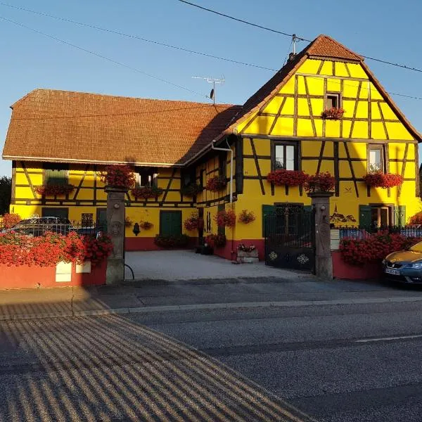 Appartement 6 personnes dans maison alsacienne，位于Andolsheim的酒店