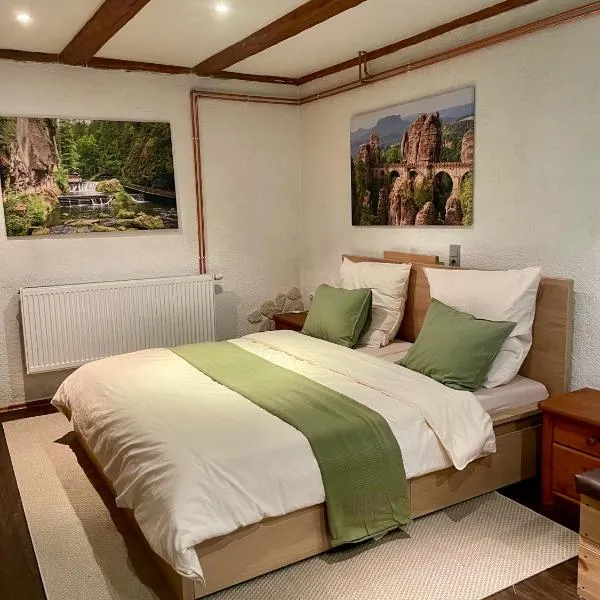 Ferienhaus-Elisabeth Bungalow-Tom Bungalow-Peter，位于Reinhardtsdorf的酒店