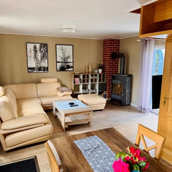 Ferienhaus mit eigenem Garten 2 SZ 2 Bäder 70QM，位于约阿希姆斯塔尔的酒店