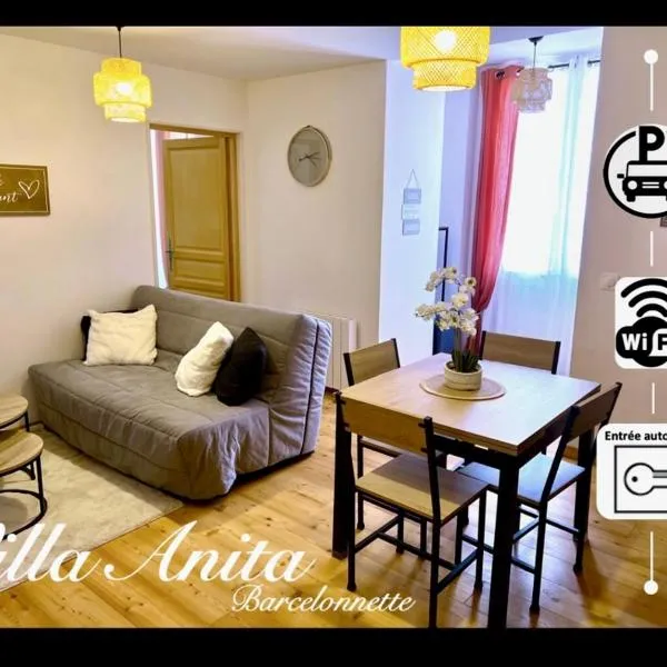 Villa Anita -centre ville -parking privé -wifi，位于巴斯洛内特的酒店