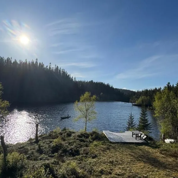 Lakeside cabin，位于Snofugl的酒店