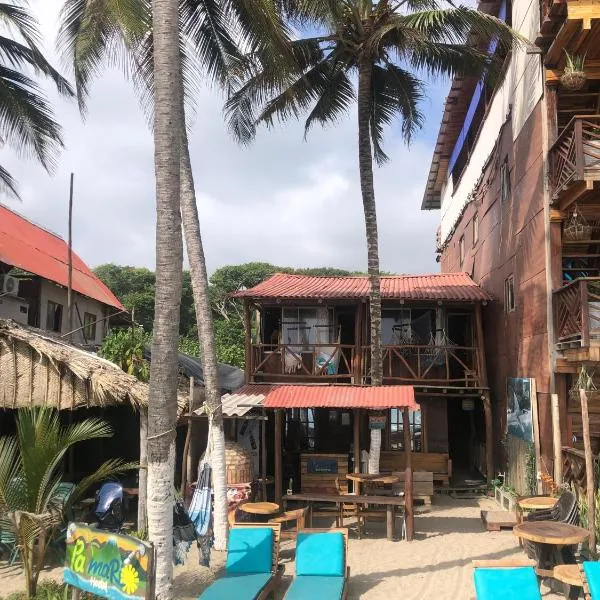 Palmarío Hostal，位于Guachaca的酒店