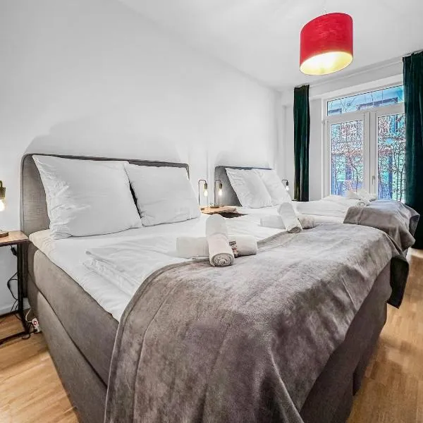 6Pers Apartment nahe Frankfurt, Messe, Airport, free parking，位于奥芬巴赫的酒店