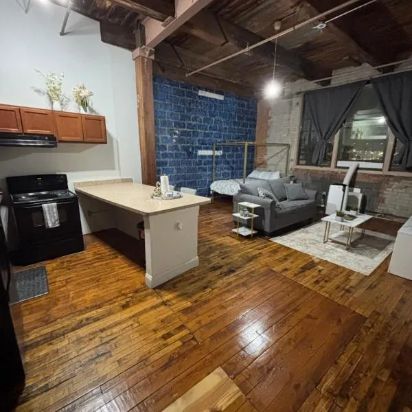 Stylish Loft Near Downtown Detroit，位于底特律的酒店