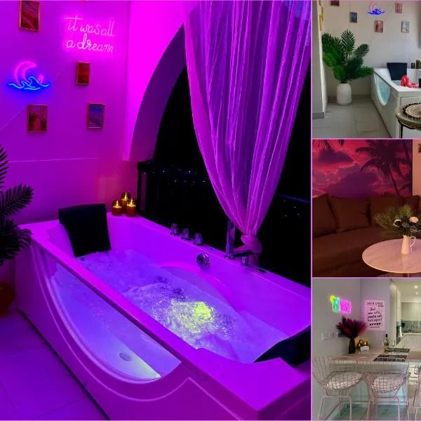 Colorful Vibes&Jacuzzi Nights Sunny Escapes Cyprus，位于波利斯的酒店