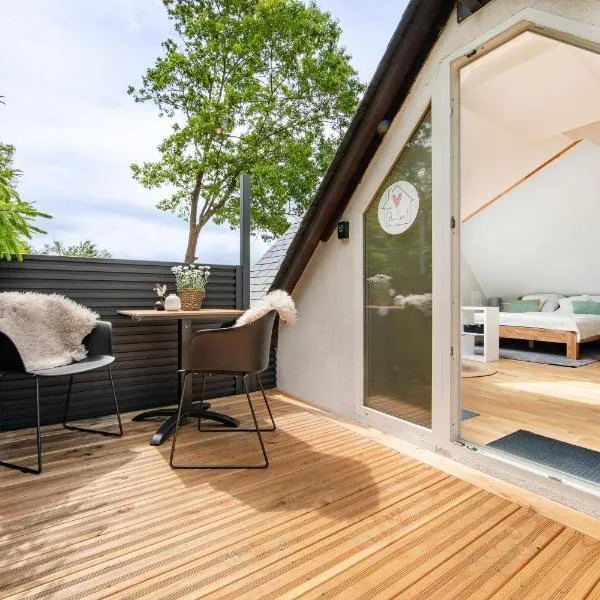 Kleiner Glücksort, Appartement，位于Gillenfeld的酒店