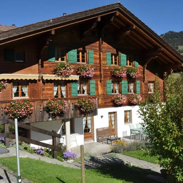 Alpenchalet Spiher-Studio und ein weiteres Schlafzimmer，位于格施塔德的酒店