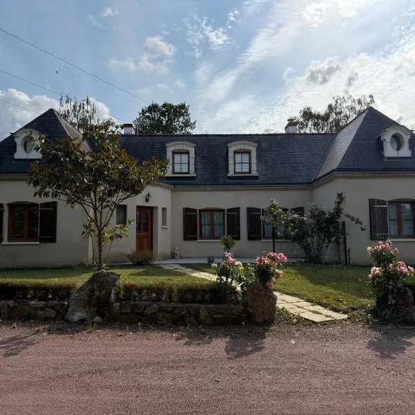 Étage complet à la campagne，位于Chanzeaux的酒店