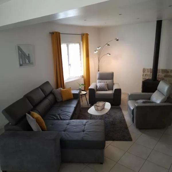 maison 2 chambres 4 lits 15mn Aéroport de Beauvais 5mn du château de la trye，位于Hermes的酒店