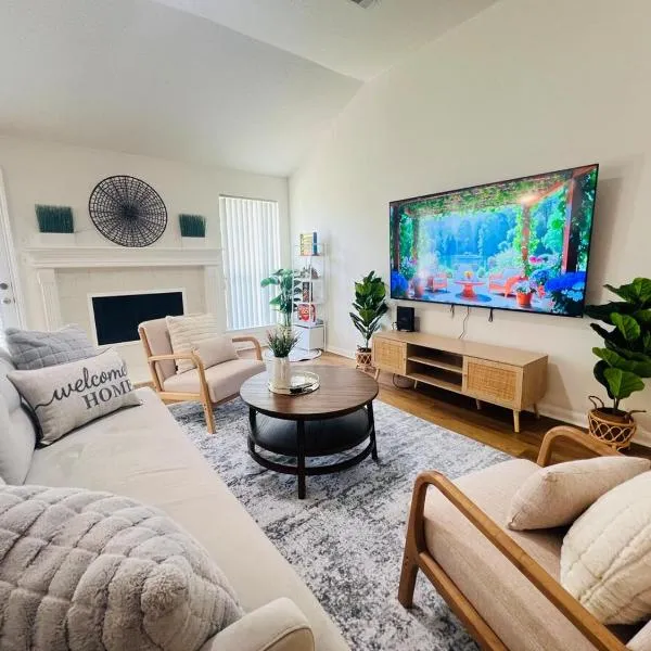 3BR-2 BA Cozy Hub Katy - Close to Cypress，位于凯蒂的酒店