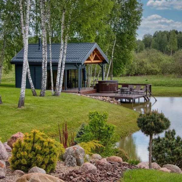 Žalesos pirtelė，位于Ažulauke的酒店