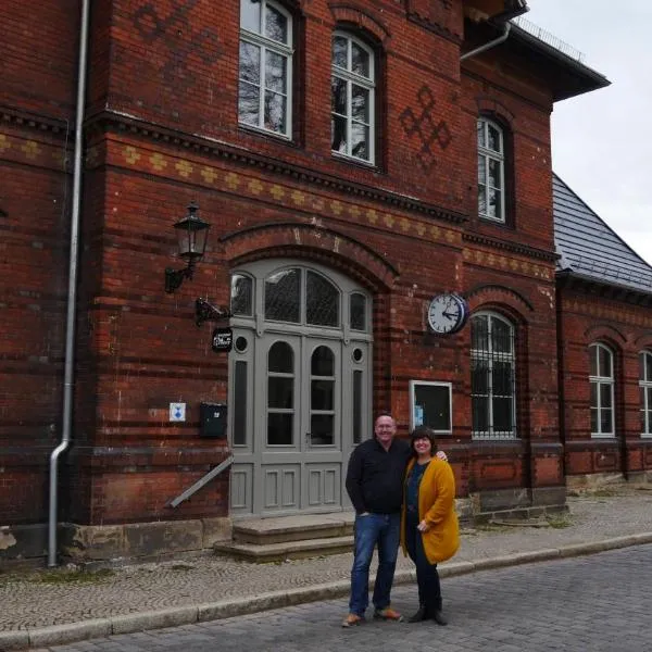 Schlossbahnhof Ballenstedt，位于巴伦施泰特的酒店