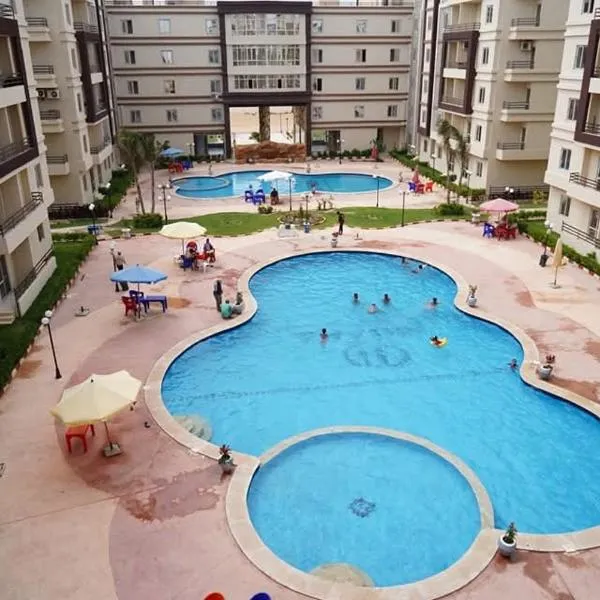 شاليه فندقي North coast قرية ومنتجع جوليانا أمام قرية قناة السويس - الساحل الشمالي juliana resort，位于Dawwār Muşādif Yūnus的酒店