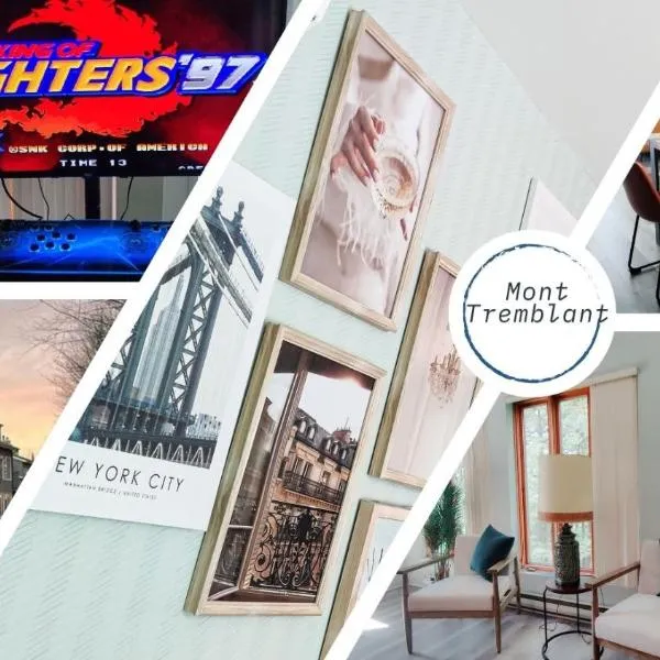 Tremblant Basecamp, Arcade Games, Modern Style & Parking，位于蒙特朗布朗的酒店