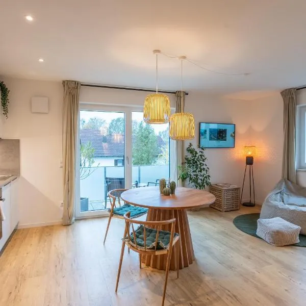 Design-Apartment in Langenbach bei München, nahe Flughafen München，位于朗琴巴赫的酒店