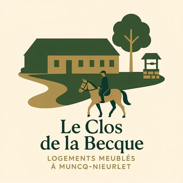 La ferme Le Clos de la Becque，位于Muncq-Nieurlet的酒店