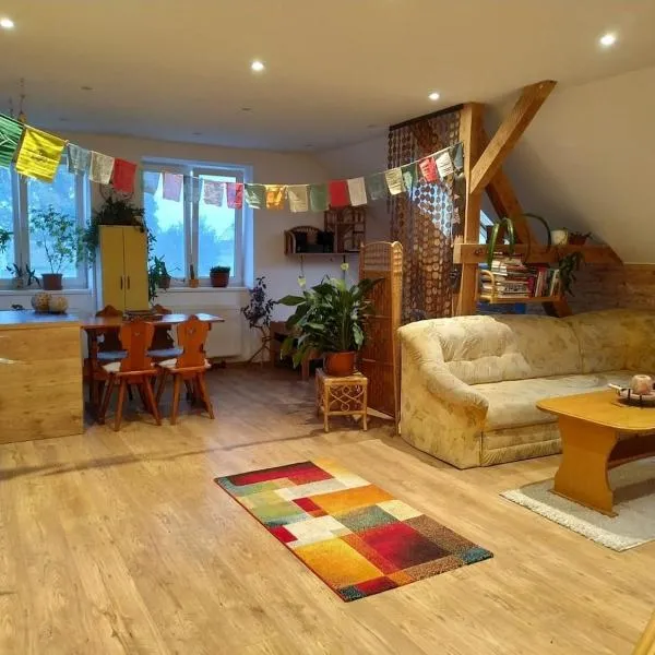 Apartment in Markoušovice - near Adršpach and TrutnovTrails，位于Velké Svatoňovice的酒店