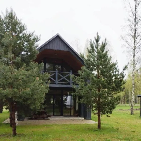 Wooden House Close to the Beach，位于Pērkone的酒店
