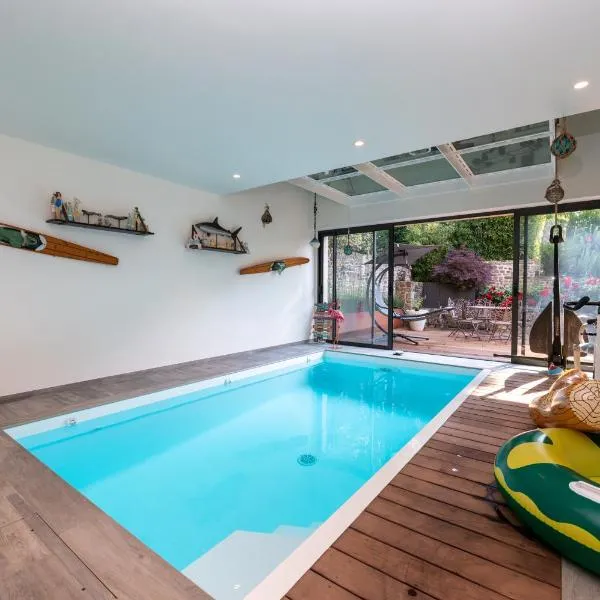 Chambre - Spa - Piscine - Sauna，位于Brech的酒店