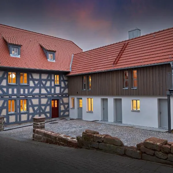 Designerwohnung im preisgekrönten Denkmal，位于大乌姆斯塔特的酒店