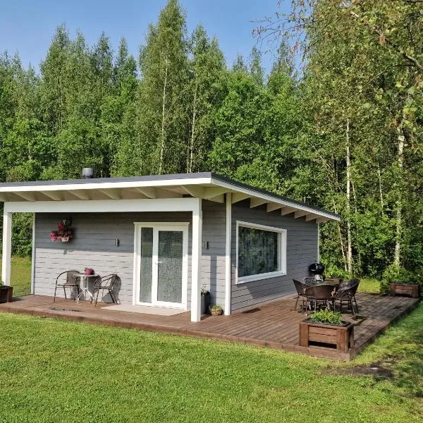 Small house with sauna，位于Papsaare的酒店