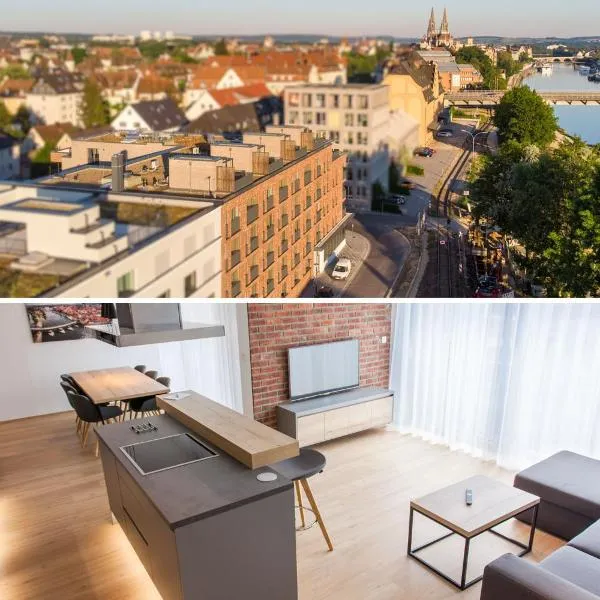 Marina Apartments Regensburg，位于雷根斯堡的酒店