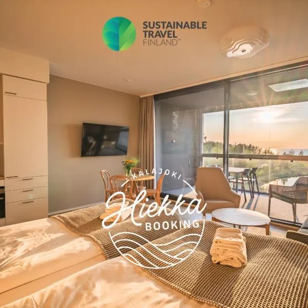 Marina Chalets Studios by Hiekka Booking - sisältää liinavaatteet ja loppusiivouksen，位于卡拉约基的酒店